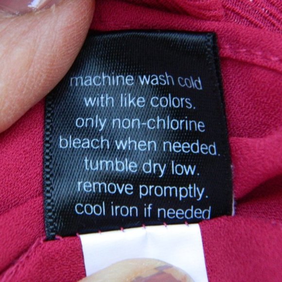 Apt. 9 Sleeveless Pleated Chiffon Dopamine Pink Top Size XS - Picture 8 of 8